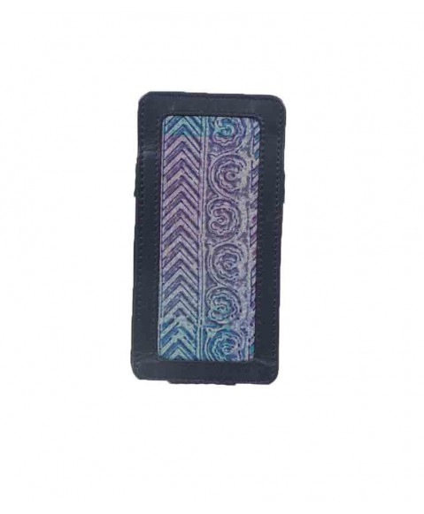 Silk Wallet Set - Blue Abstract