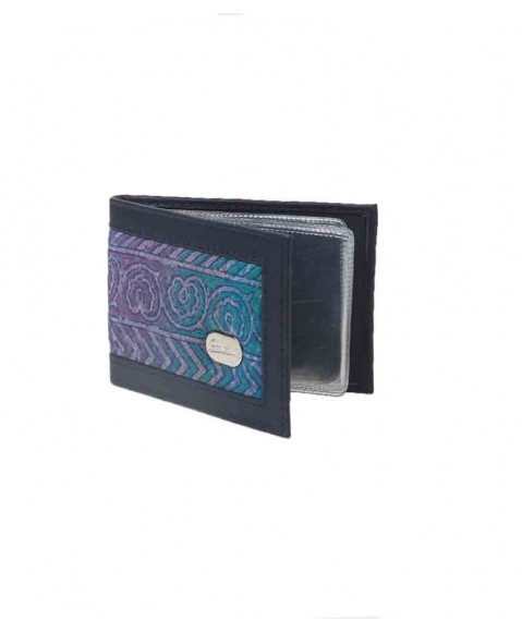 Silk Wallet Set - Blue Abstract