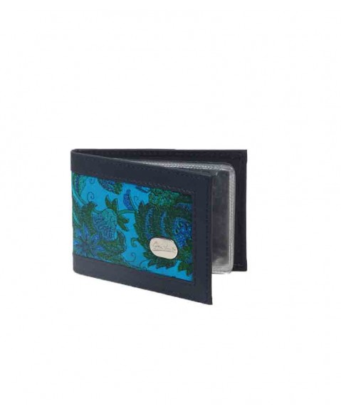 Silk Wallet Set - Blue Flowers