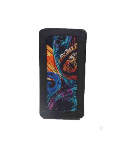 Silk Wallet Set - Black Paisley