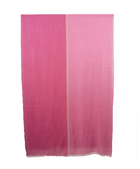 Marino Wool Stole - Shades of Pink