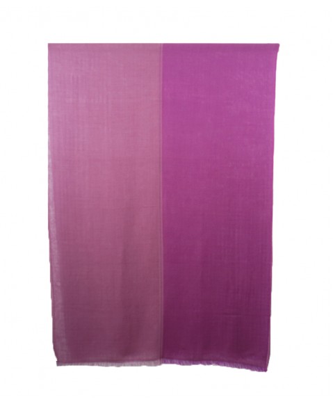 Marino Wool Stole - Shades of Purple