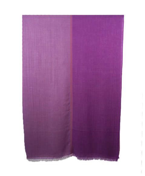 Marino Wool Stole - Shades of Purple
