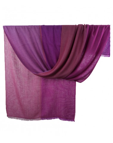 Marino Wool Stole - Shades of Purple