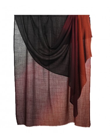 Shaded Ombre Stole - Burgundy Hues