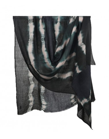 Tie and Dye Stole - Dark Green