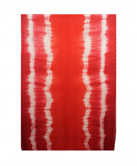 Tie and Dye Stole - Red 
