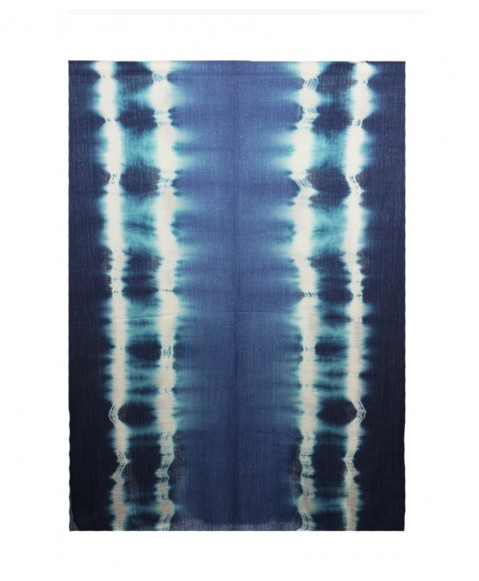 Tie and Dye Stole - Blue Wave