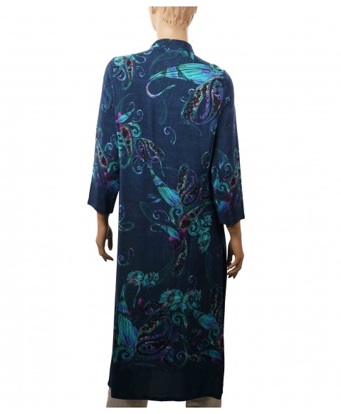 Tunic - Blue Big Paisley