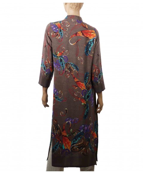 Tunic - Brown Big Paisley