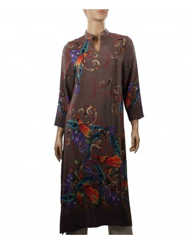 Tunic - Brown Big Paisley