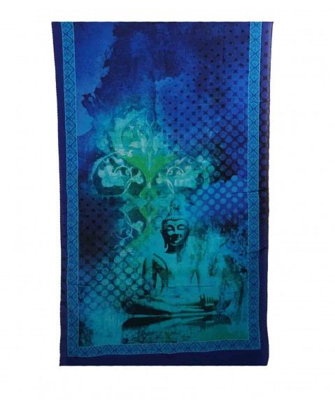 Crepe Silk Scarf - Buddha