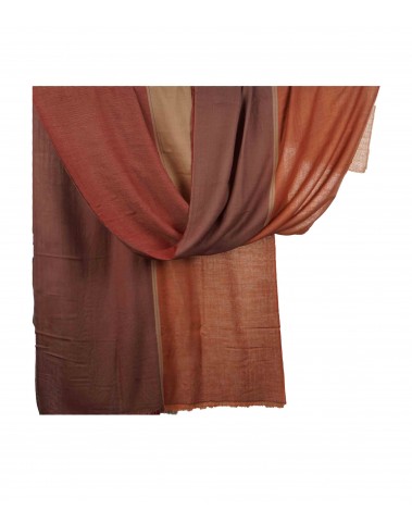 Marino Wool Stole - Shades of Brown