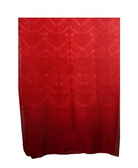 Tie and Dye Stole - Red