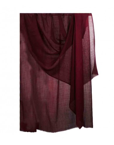 Shaded Ombre Stole - Burgundy Hues