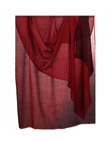 Shaded Ombre Stole - Maroon Hues