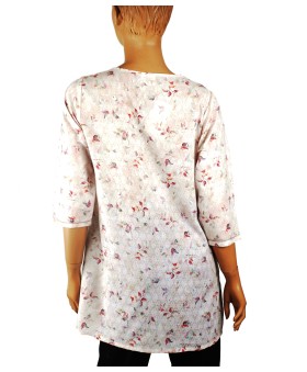 Casual Kurti - Pretty Pink Petal