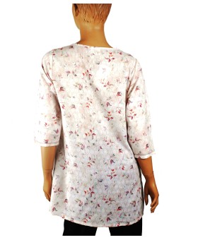 Casual Kurti - Pretty Pink Petal