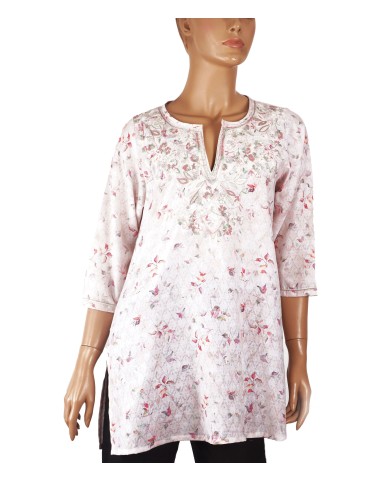 Casual Kurti - Pretty Pink Petal