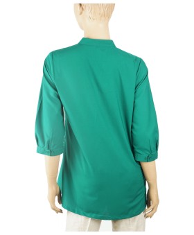 Casual Kurti - Plain Green