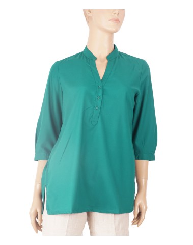 Casual Kurti - Plain Green