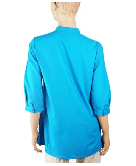 Casual Kurti - Plain Blue