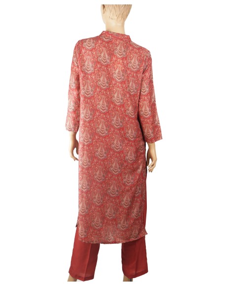 Kurti Set - Ethnic Red Set
