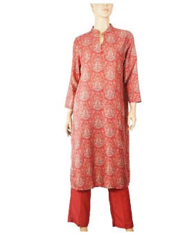 Kurti Set - Ethnic Red Set