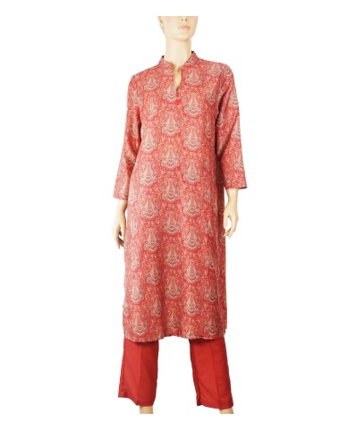 Kurti Set - Ethnic Red Set