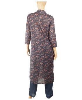 Kurti Set - Orange Little Flowers