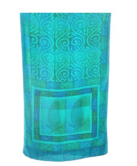 Crepe Silk Scarf - Two Big Paisley