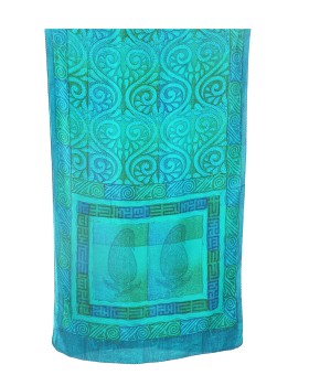 Crepe Silk Scarf - Two Big Paisley