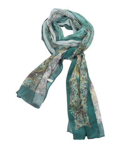 Crepe Silk Scarf - Abstract