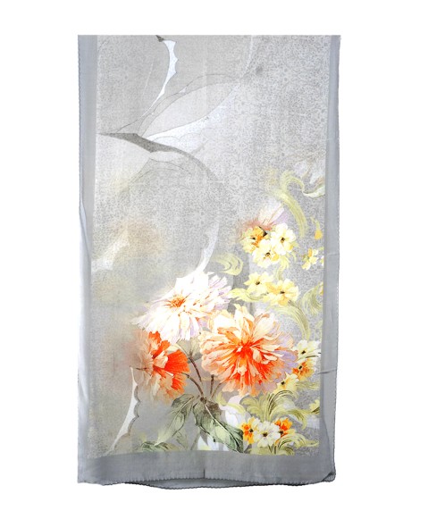 Crepe Silk Scarf - Pretty Floral