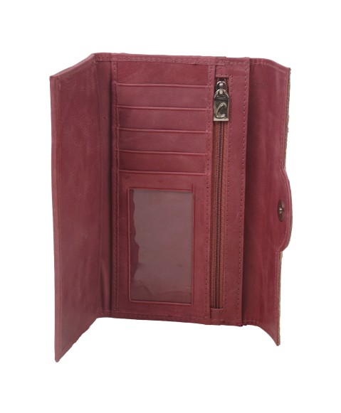 Ashika Wallet - Dusty Pink Embroidered 