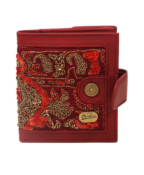 Folding Wallet - Pretty Maroon 