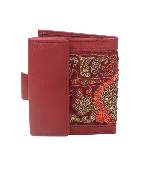 Folding Wallet - Pretty Maroon 