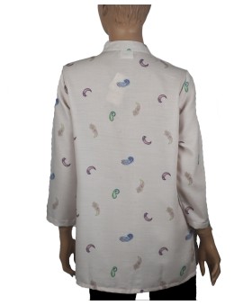 Casual Kurti - Beige Paisley