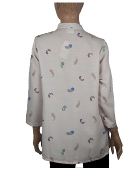 Casual Kurti - Beige Paisley