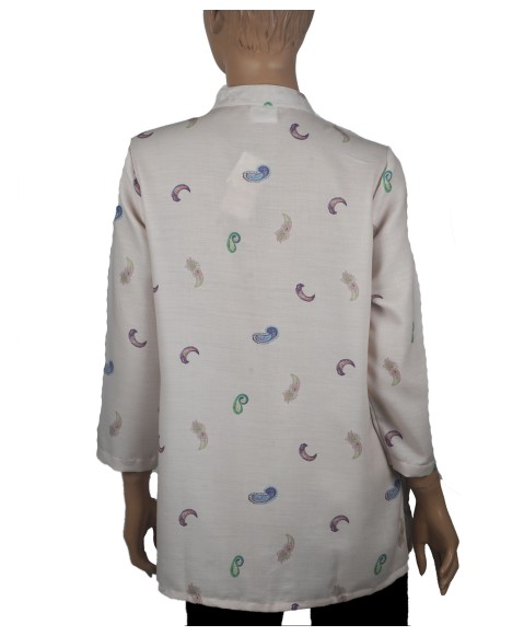 Casual Kurti - Beige Paisley
