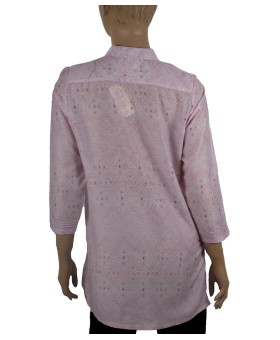 Casual Kurti - Pink Pintuck