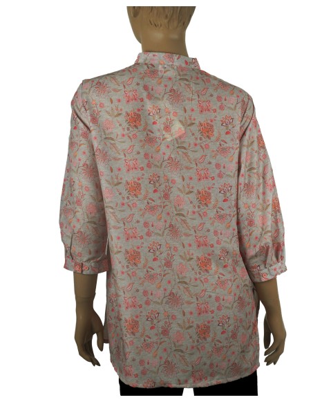 Casual Shirt - Pink Flowers Casual Shirt - Pink Flowers