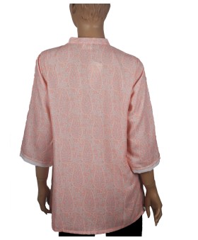 Casual Shirt - Peach Paisley