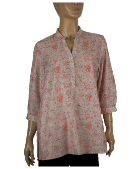 Casual Shirt - Pink Flowers