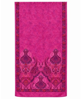 Crepe Silk  Scarf - Persian Rose
