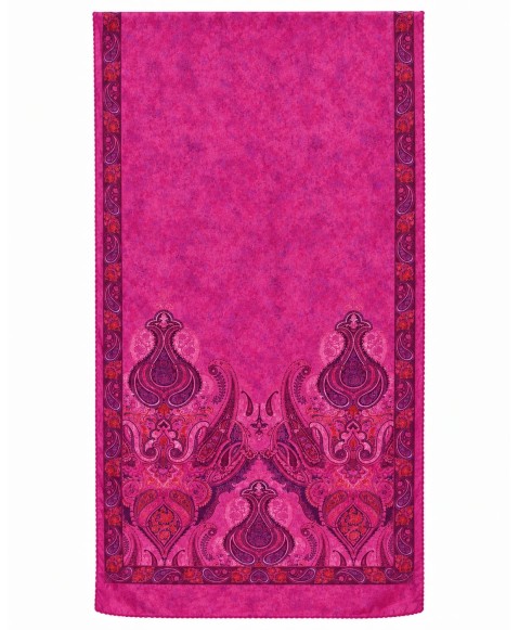 Crepe Silk  Scarf - Persian Rose