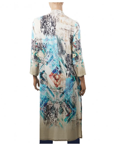 Tunic - Beige Abstract