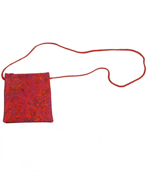 Sling Bag - Red and Pink Abstract