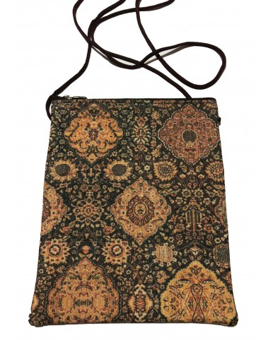 Sling Bag - Rust and Black Carpet