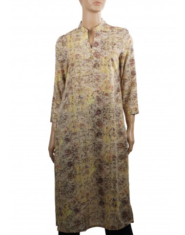 Tunic - Beige Abstract